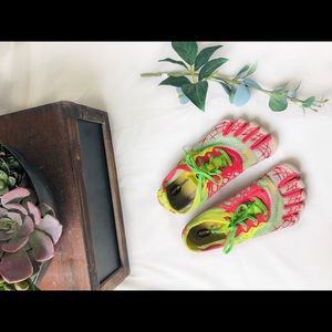 Vibrant FiveFinger SEEYA LS pink/green/yellow